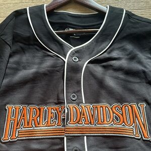 Harley-Davidson baseball jersey